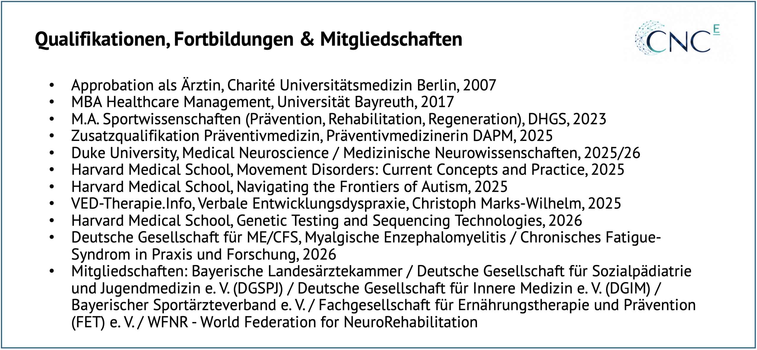 Der Ansatz 5 Qualifikationen Fortbildungen Mitgliedschaften 1 scaled